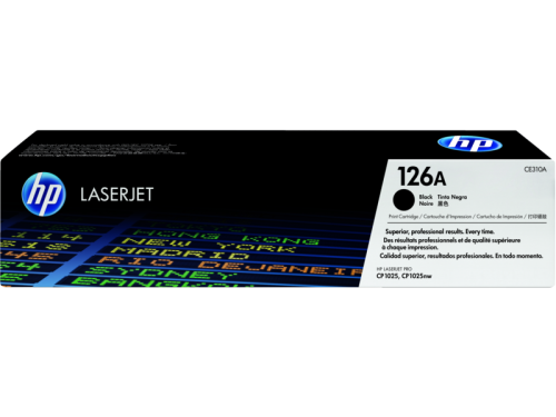 خرطوشة مسحوق الحبر الأسود الأصلية HP 126A LaserJet (CE310A)