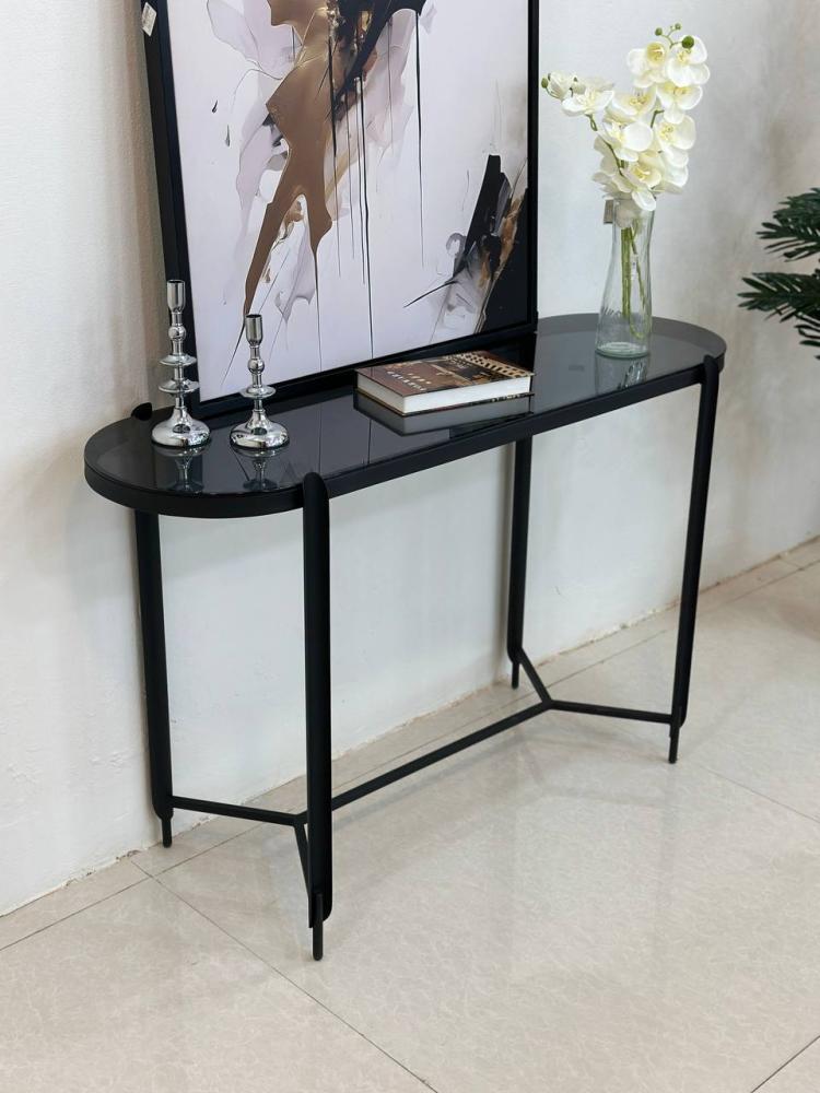 مدخل حديد زجاج اسود