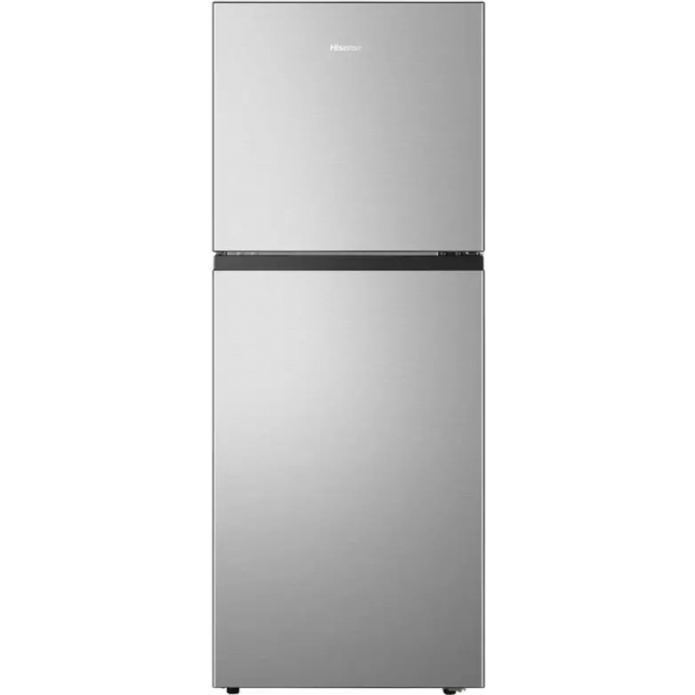 ثلاجة هايسنس 11.40 قدم بابين فضي ، انفيرتر،324 لتر،خاصية مانع التجمد