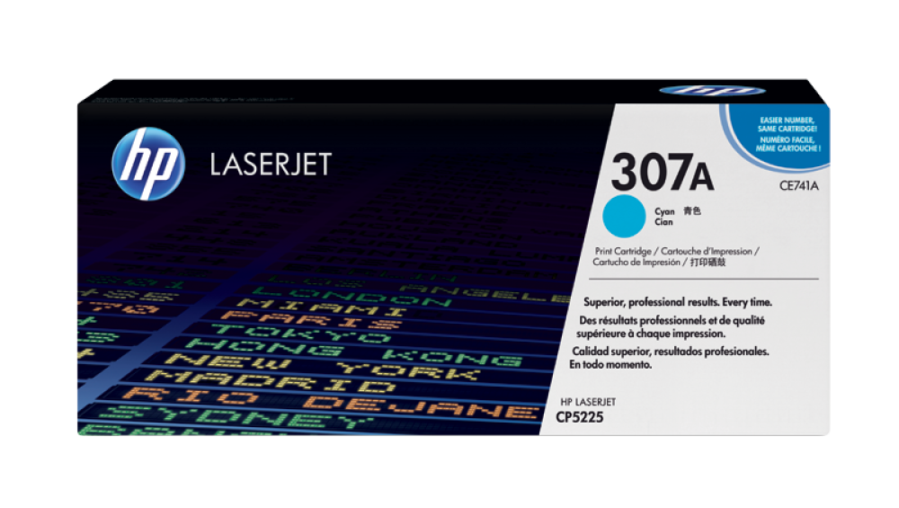 خرطوشة مسحوق الحبر السماوي الأصلية HP 307A LaserJet
