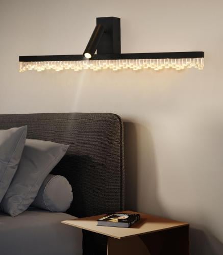 ابلیك داخلي اسود  55 سم  LED