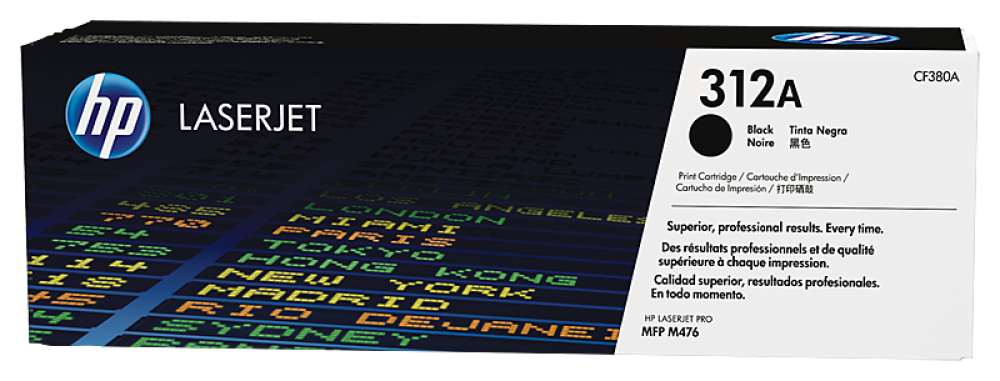 خرطوشة مسحوق الحبر الأسود HP 312A LaserJet (CF380A