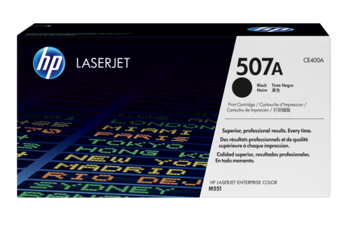 خرطوشة مسحوق الحبر الأسود الأصلية HP 507A LaserJet (CE400A