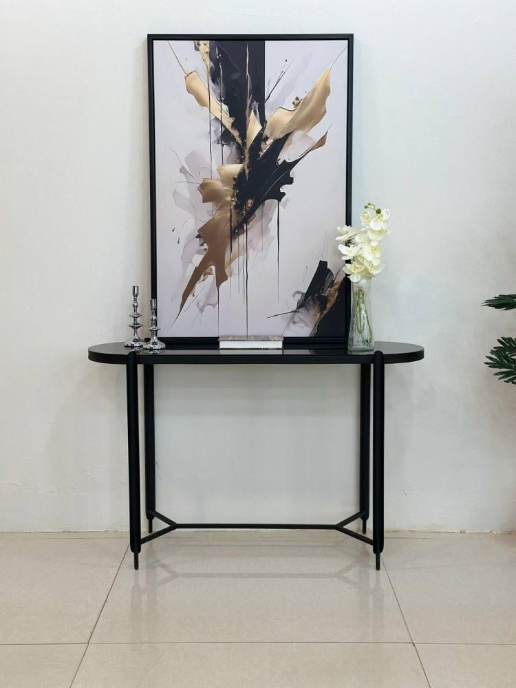 مدخل حديد زجاج اسود