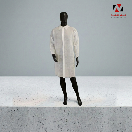 معطف استخدام مرة واحدة 40 جرام Disposable Lab Coat