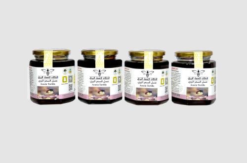 ياكدج عسل السمر البري 4 انصاف 500 جرام اخر انتاج