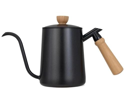 كاتل تقطير مقبض خشبي اسود 600 مل