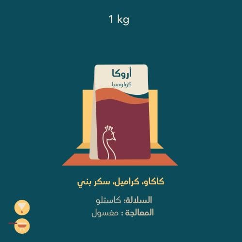 الطاووس - اروكا كولومبيا كيلو