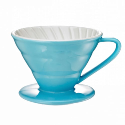 قمع V60 سيراميك مقاس 02 ازرق