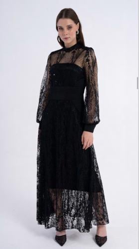 فستان دانتيل فرنسي