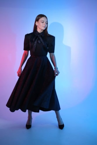 BIRGUL طقم حرير جاكار كيلوش