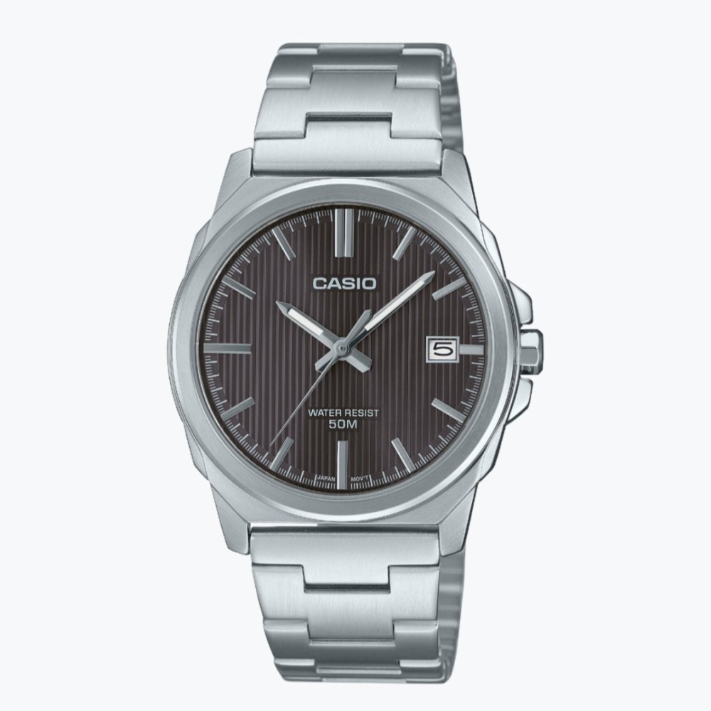 ساعة يد بعقارب مقاومة للماء بسوار من الإستانلس ستيل