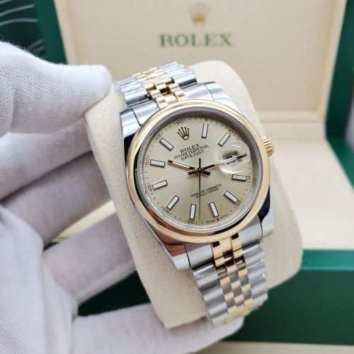 ساعه رولكس  ديت جست  مقاس 36