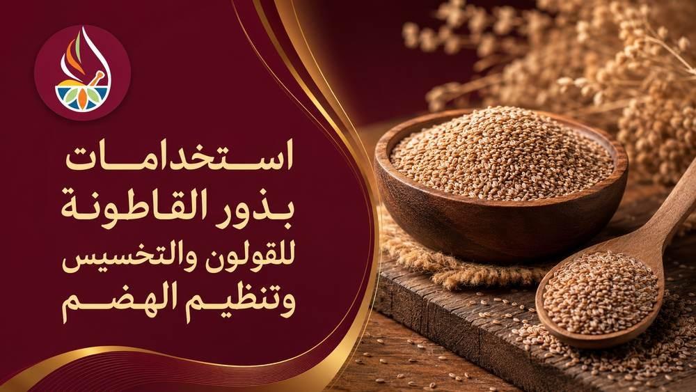 استخدامات بذور القاطونة