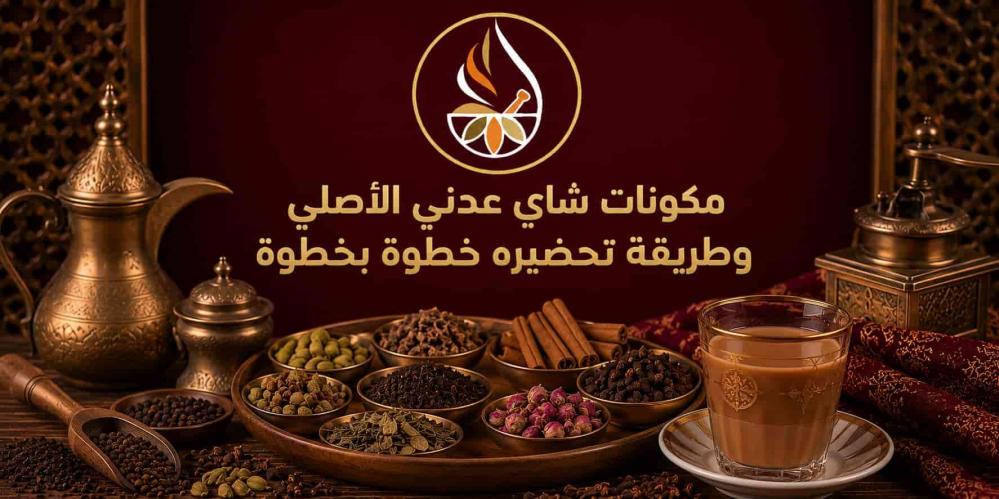 مكونات شاي عدني