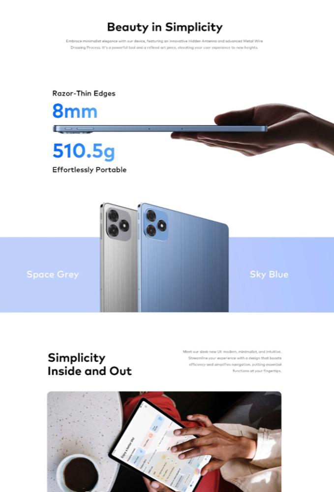 تابلت itel vista30 رام 12+128 جيجا