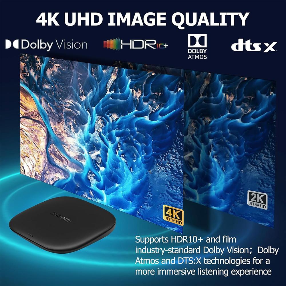شاومي Tv Box S دقة 4K Uhd