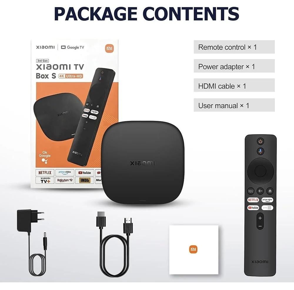 شاومي Tv Box S دقة 4K Uhd