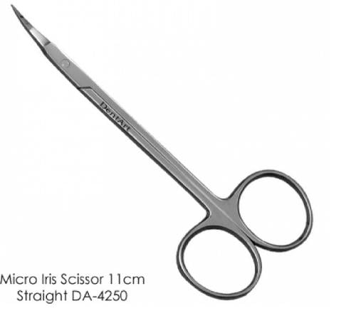 Micro Iris Scissor 11cm Straight