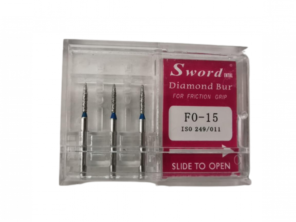FG Diamond Bur ISO: 249/011 ( Pack of 3 ) / FO-15
