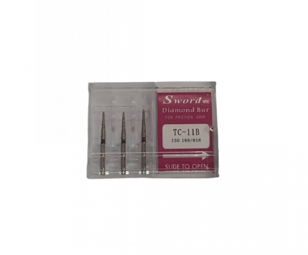 FG DIAMNID BUR ISO: 160/016-(pack of 3 ) - TC-11B