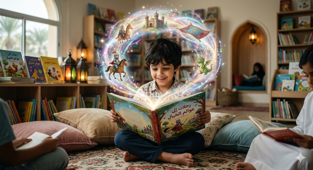 تنمية خيال الطفل بالقراءة و المطالعة