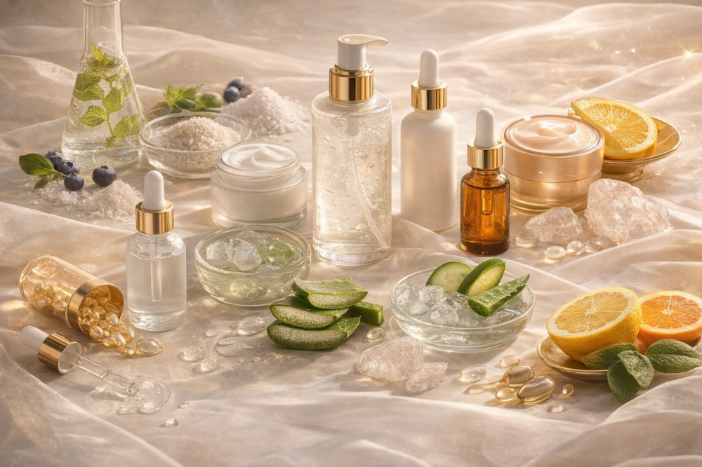 أفضل 10 مكونات للعناية بالبشرة ومتى تستخدمينها