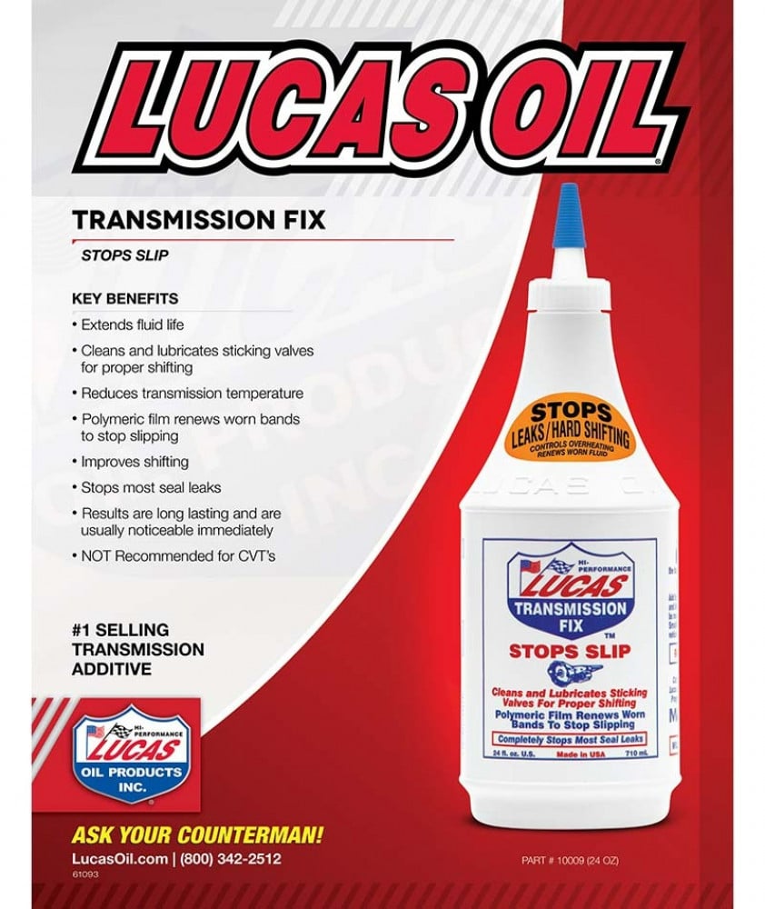 Lucas TRANSMISSION FIX - Vehicle Care Gearbox Oil