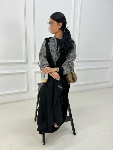 عباية شتوية كاروهات