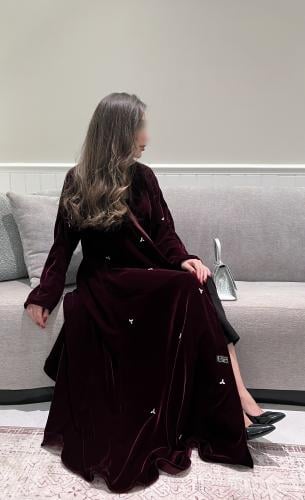 عباية دانه عنابي