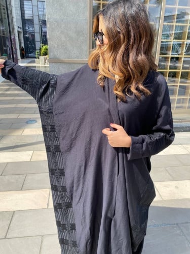 نص بشت تطريز من الجنب