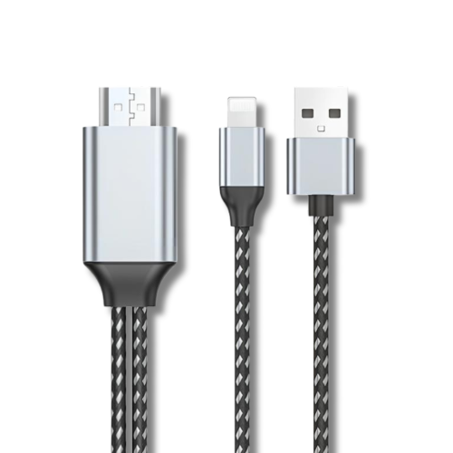 Wiwu - وصله HDMI بمنفذين ايفون و USB م/X7L ماركة و...