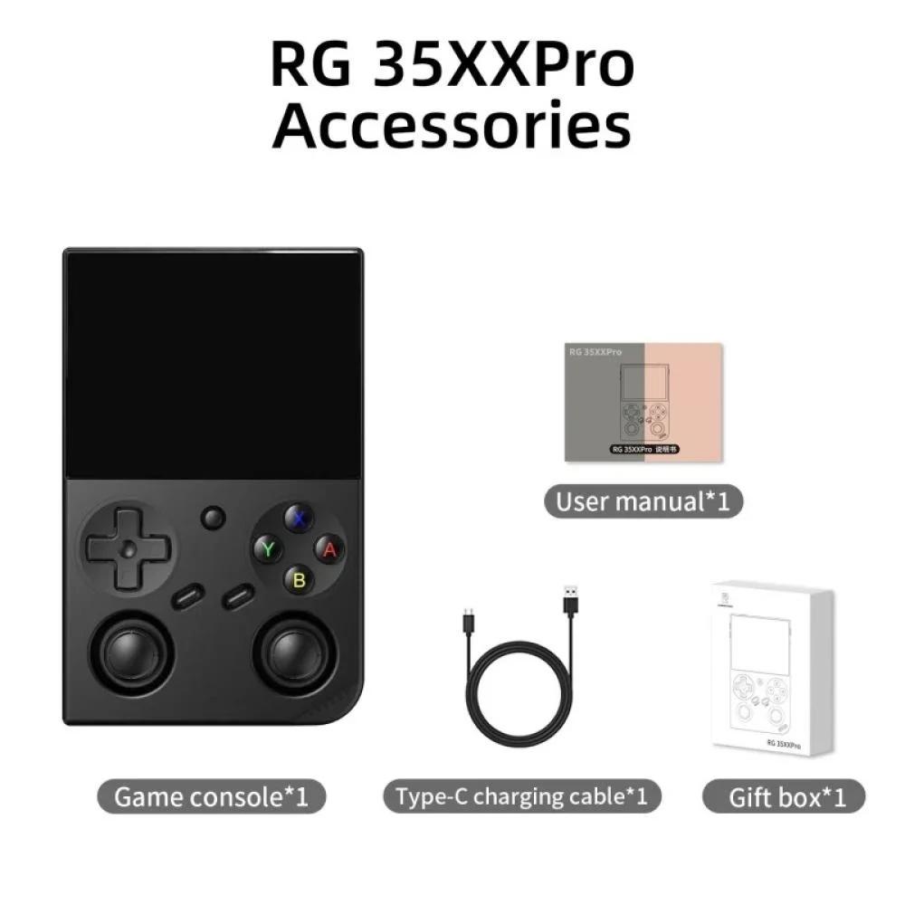 جهاز ألعاب محمول أنبيرونيك RG35XX Pro بسعة 64 جيجابايت - اسود