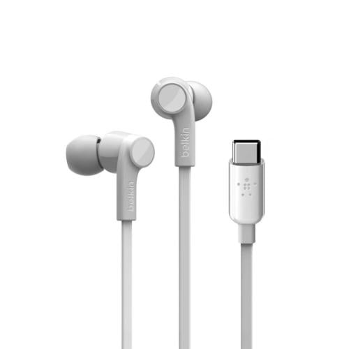 بيلكن - سماعة أذن سلكية بمنفذ USB-C - ابيض