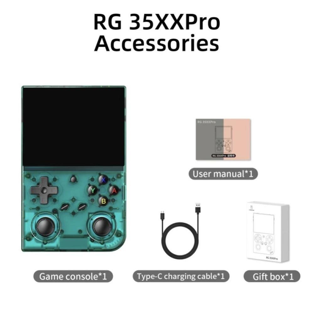جهاز ألعاب محمول أنبيرونيك RG35XX Pro بسعة 64 جيجابايت - اخضر