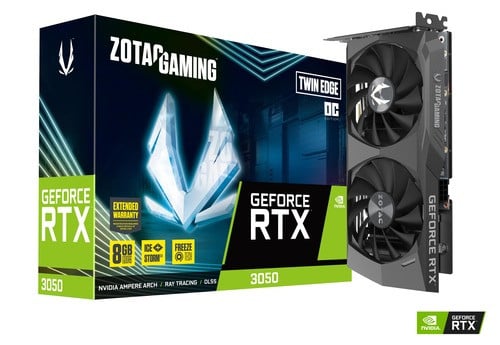 ZOTAC Gaming GeForce RTX 3050Edge OC 8GB GDDR6