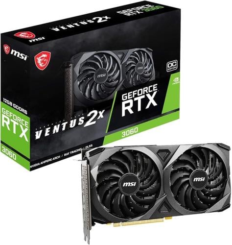 MSI RTX 3060 VENTUS 2X BLACK 12GB OC