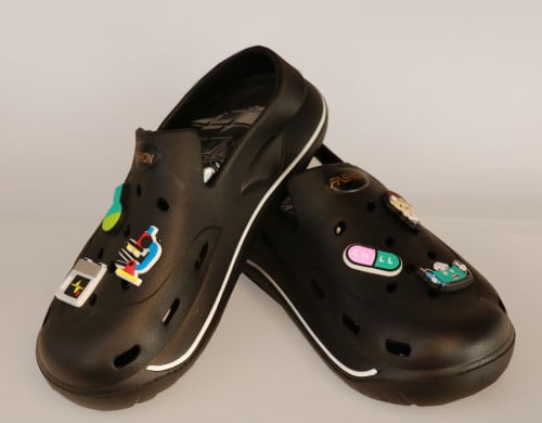 Rubber Black Shoes (Random accessories)