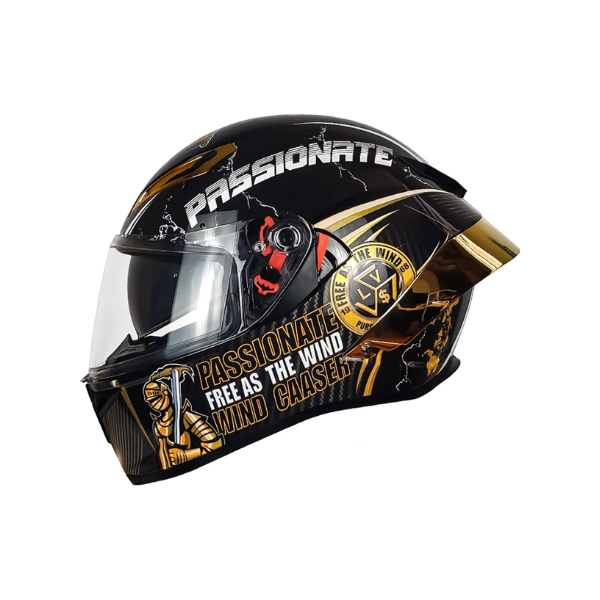 LVCool Full Face Helmet | Gold - متجر عطاالله للدراجات النارية