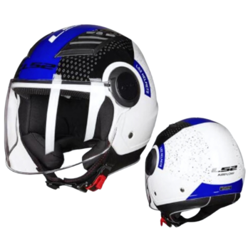 LS2 open face helmet