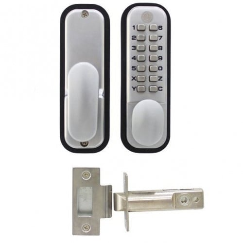 كيلون ارقام باب خشب لون سلفر