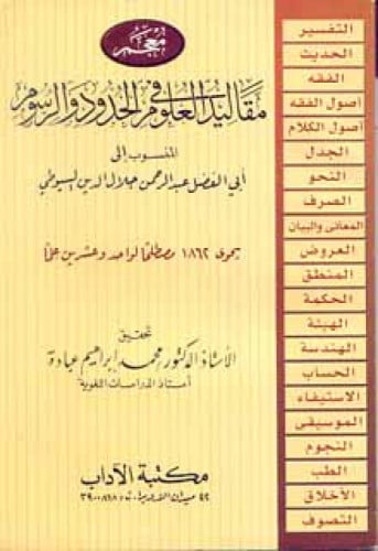 معجم مقاليد العلوم في الحدود والرسوم