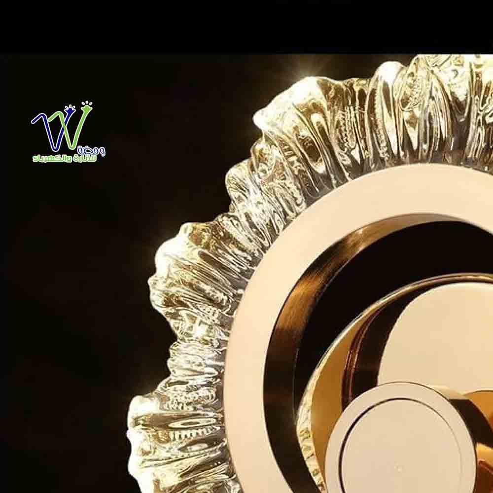 ابليك ليد اكريليك استيل اوروبى ياسمينا 3اضاءات