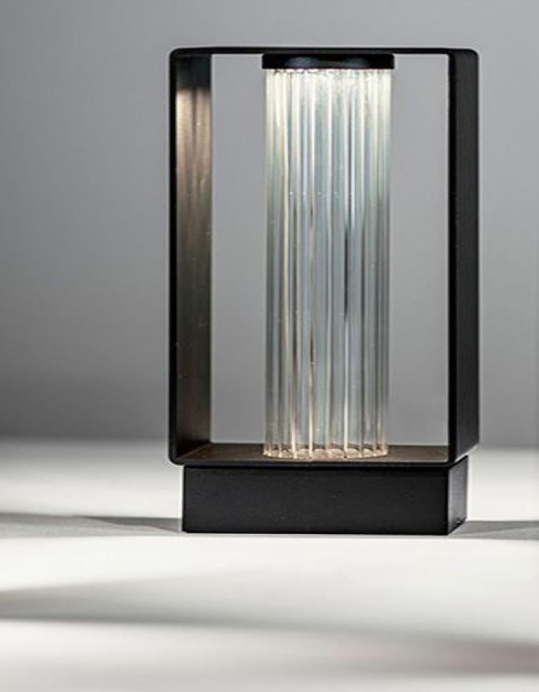 عمود إنارة حدائق ديكور مودرن بإضاءة أنبوبية 60سم– موديل P9061