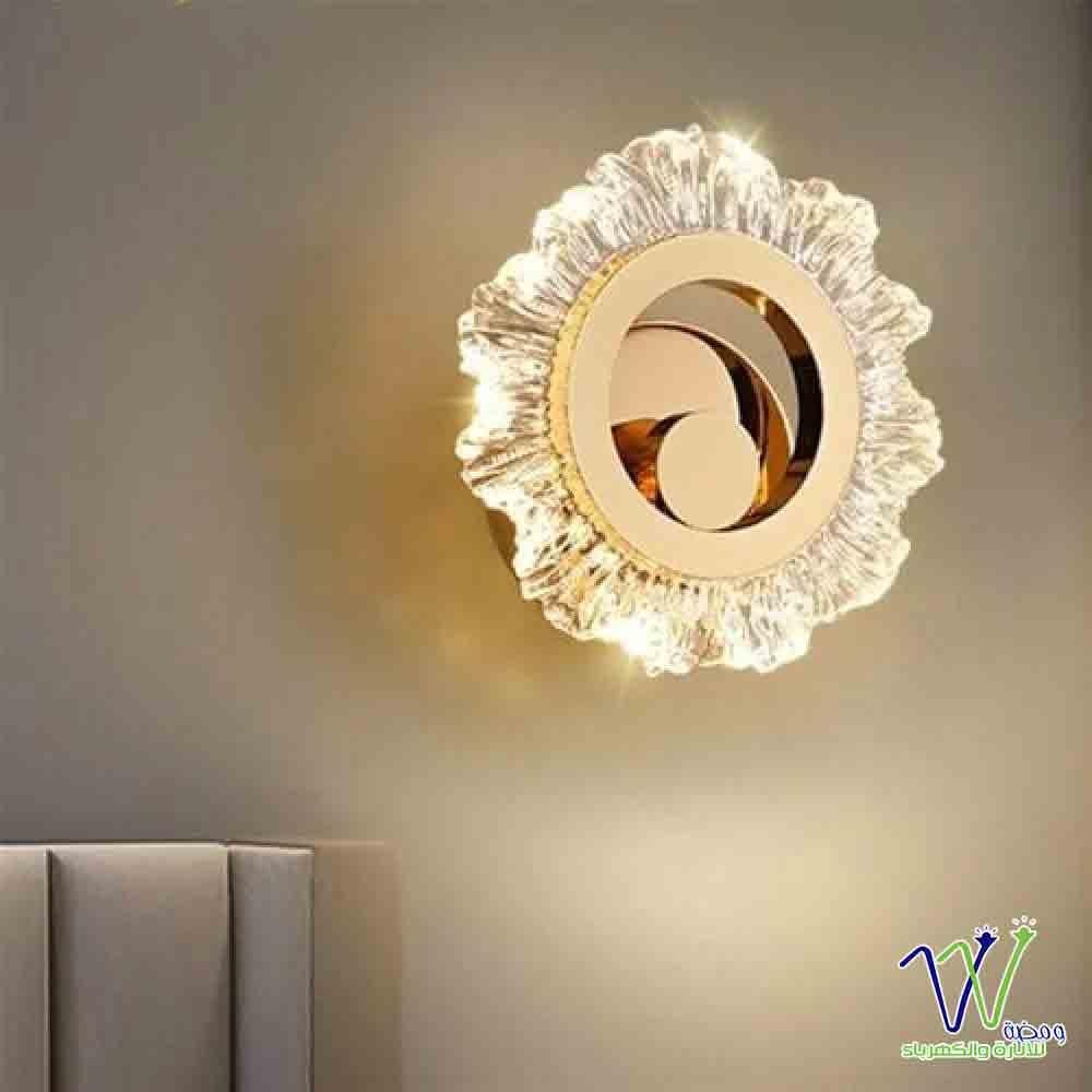 ابليك ليد اكريليك استيل اوروبى ياسمينا 3اضاءات