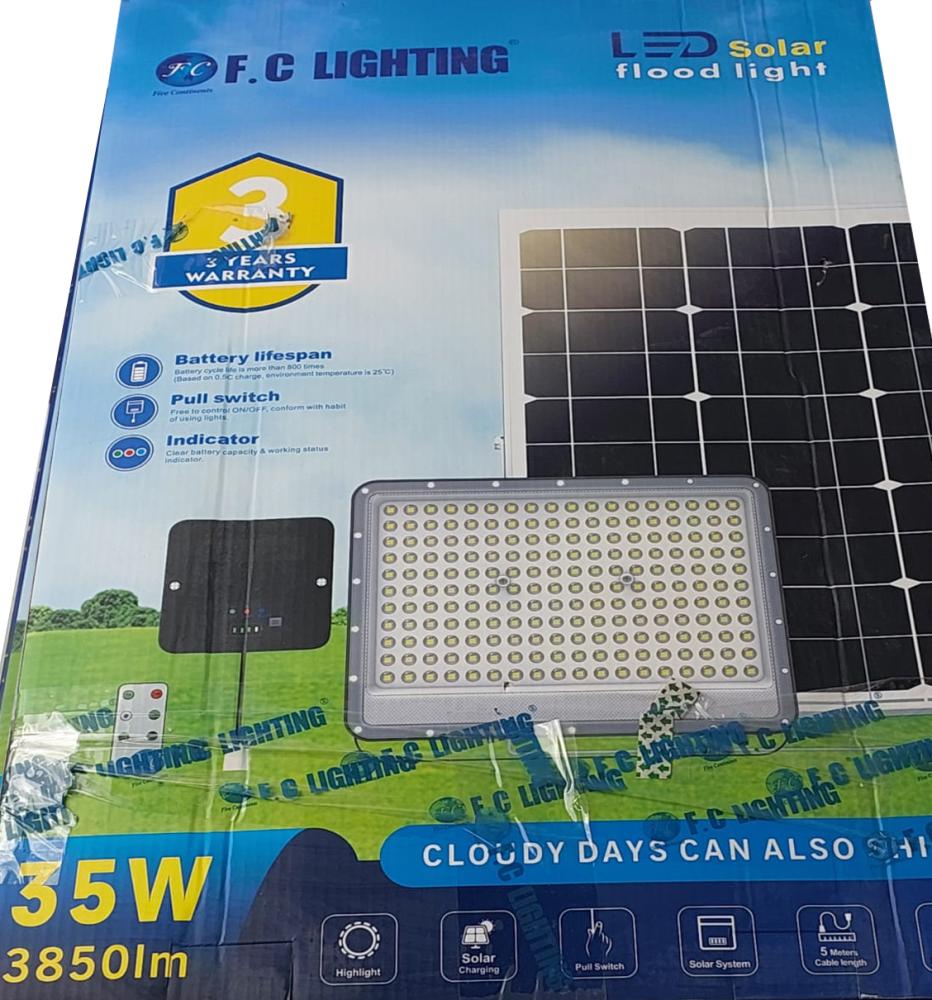 كشاف LED عالي الضوء 200 واط طاقة الشمسية