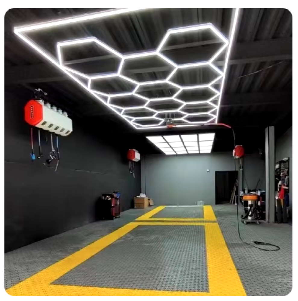 شبك ليد سداسي الابعاد