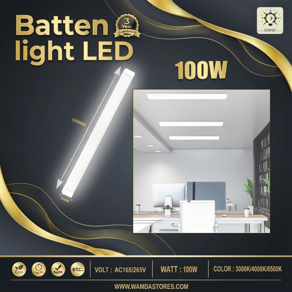نجف ليد (( باتن لايت )) LED 100 وات – SONIC