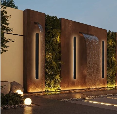 ابليك جداري خارجي بدون فريم40 سم