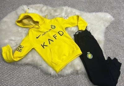 طقم النصر السعودي بلوفر مع سروال طويل-متجر لحظة تذ...